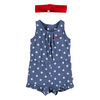 Levis Romper with Headband - Blue, 24 months