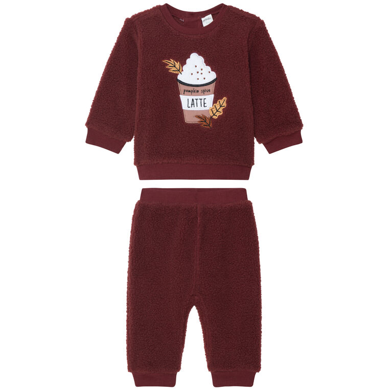 PL Baby 2 pièces sherpa latte 3M