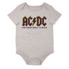 AC/DC Cache couche en tricot Gris Nouveau-né