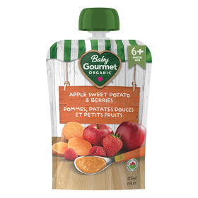 Baby Gourmet Organic Puree Apple Sweet Potato & Berries