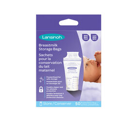 Lansinoh Storage Bags Breastmilk 50 Pre-Sterilized Bags