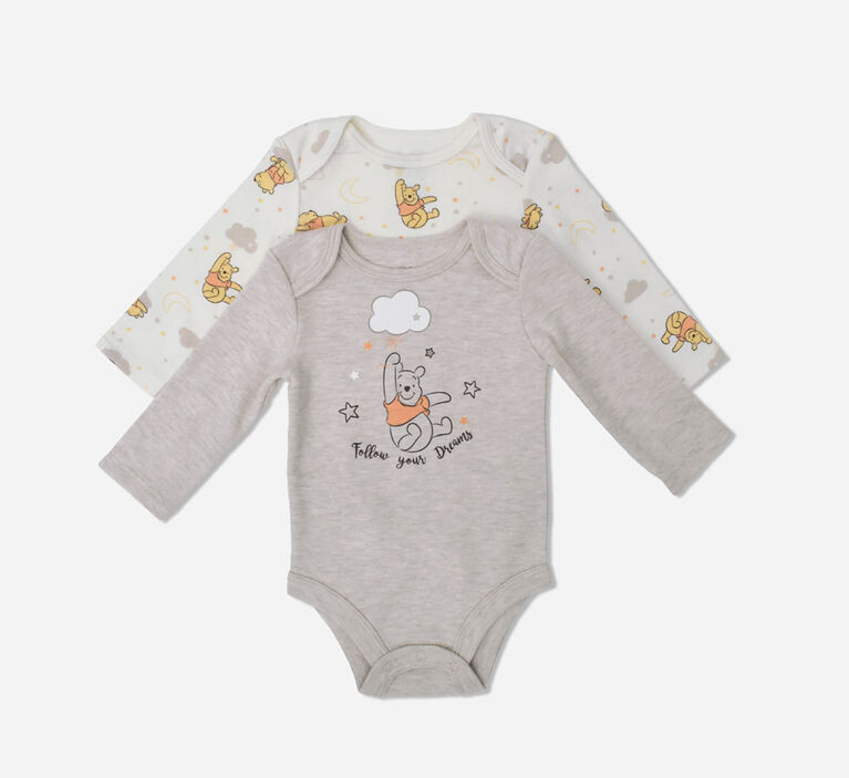 Winnie L'Ourson ens.2mcx Cache-Couche Unisexe Oatmeal 6M