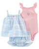 Ensemble 3 pi&egrave;ces short Carter's 24M