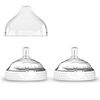 Baby Brezza 2-Pack Stage 1 Nipple - White