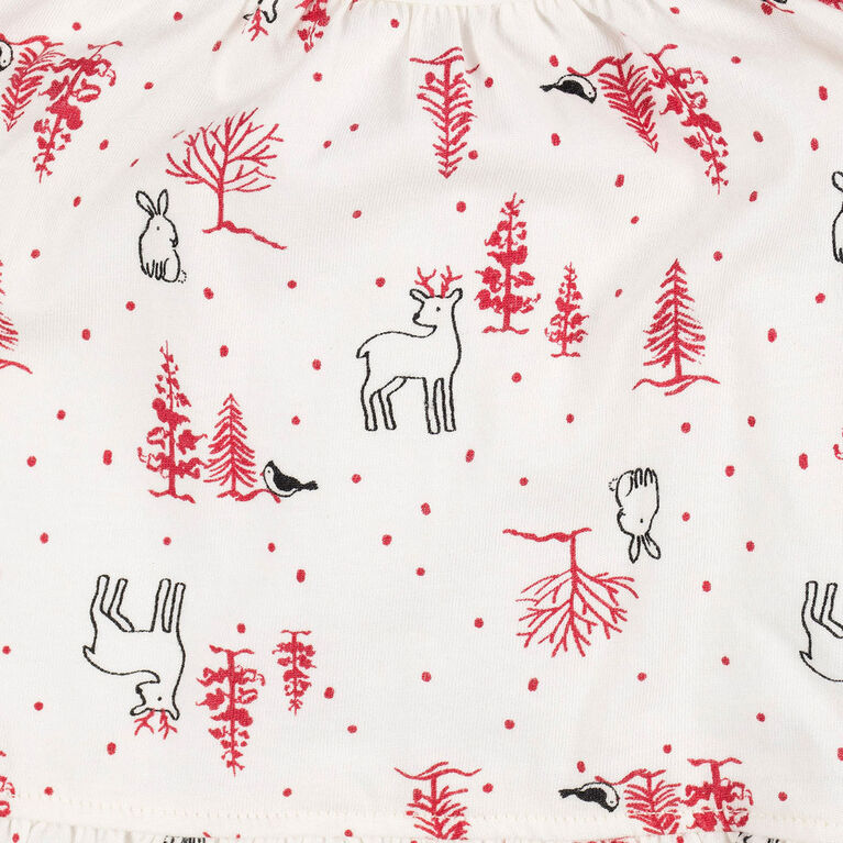 Gerber Childrenswear - Ensemble Robe 2 Pi&egrave;ces + Legging - Fille - Sc&egrave;ne d'Hiver 6-9 mois