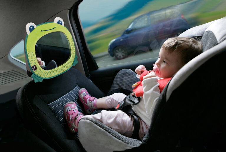 Benbat - Travel Friends Baby Car Mirror - Frog / Green / 0-18 Months Old
