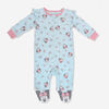 Disney Minnie Mouse Footed Sleeper Blue