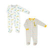 Paquet De 2 Dormeuses Koala Baby - Girafe Jaune, 12 Mois