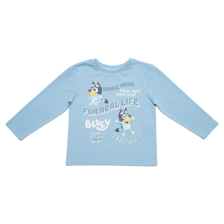 Bluey - Long Sleeve Crew - Blue - Size 5T - Toys R Us Exclusive