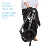 Gia XP 3-Wheel Travel System - Midnight Black