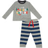 earth by art & eden - Stephen 2 Piece Pant Set - Gray Heather, 6 Months