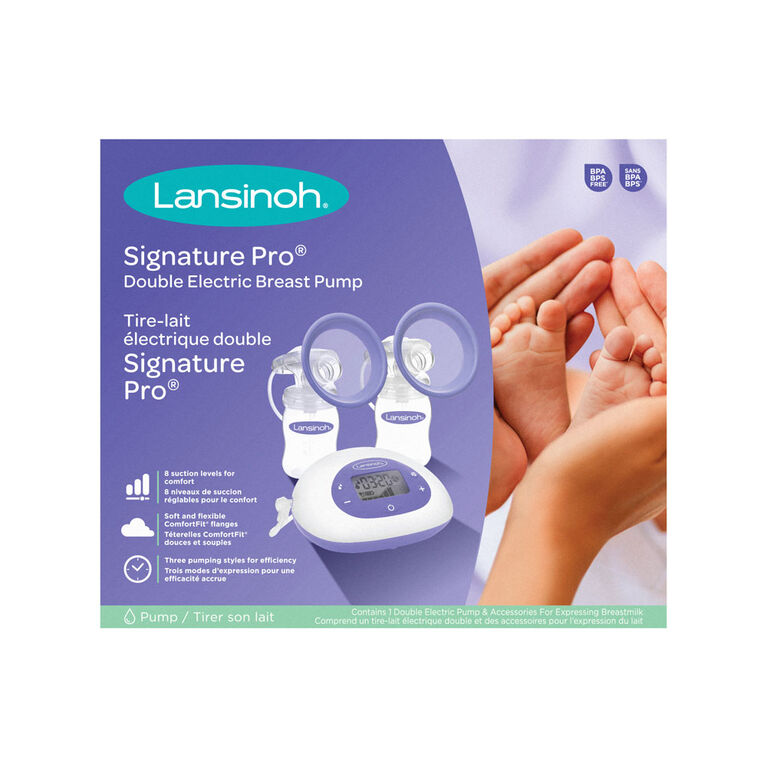 Pompe Lansinoh Signature Pro Double-lait électrique.