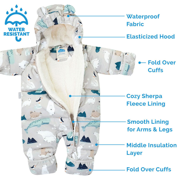Baby Snowsuit | Polar Pals - L (12-18m)