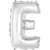 14" Silver Letter Balloons - E