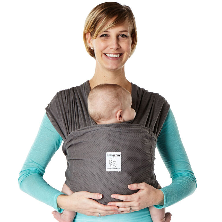 Baby K'Tan Breeze Baby Carrier - Charcoal Small