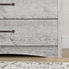 South Shore, Bookcase Headboard with Doors - Fall Oak