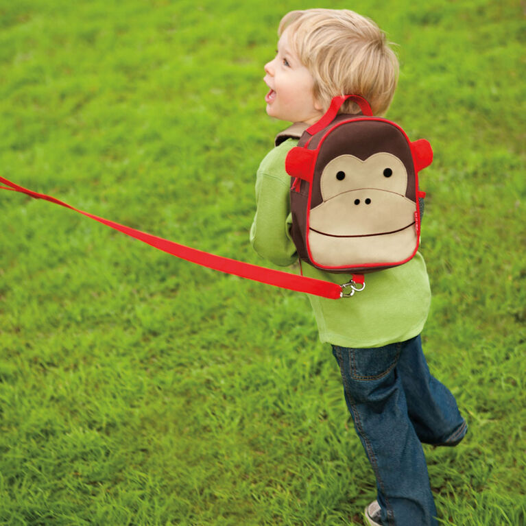 Skip Hop - Sac à dos avec harnais de sécurité Zoo - Singe.