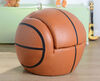 Chaise de basketball marron avec repose-pieds