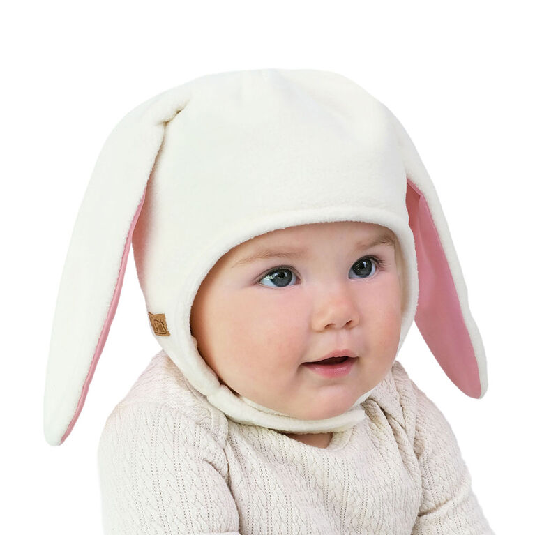 Chapeaux Animaux en Polaire pour Enfants | Lapin Crème Chapeaux Animaux en Polaire pour Enfants | Lapin Crème