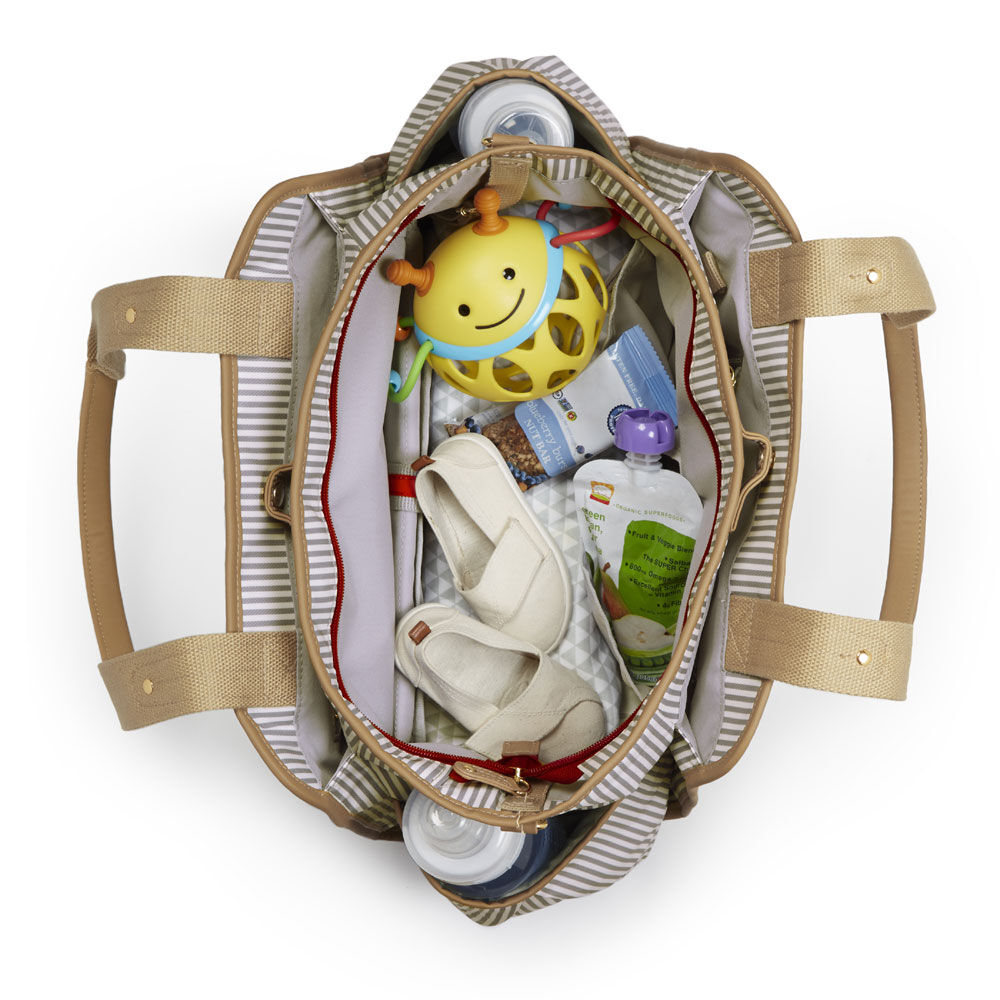 skip hop diaper bag french stripe