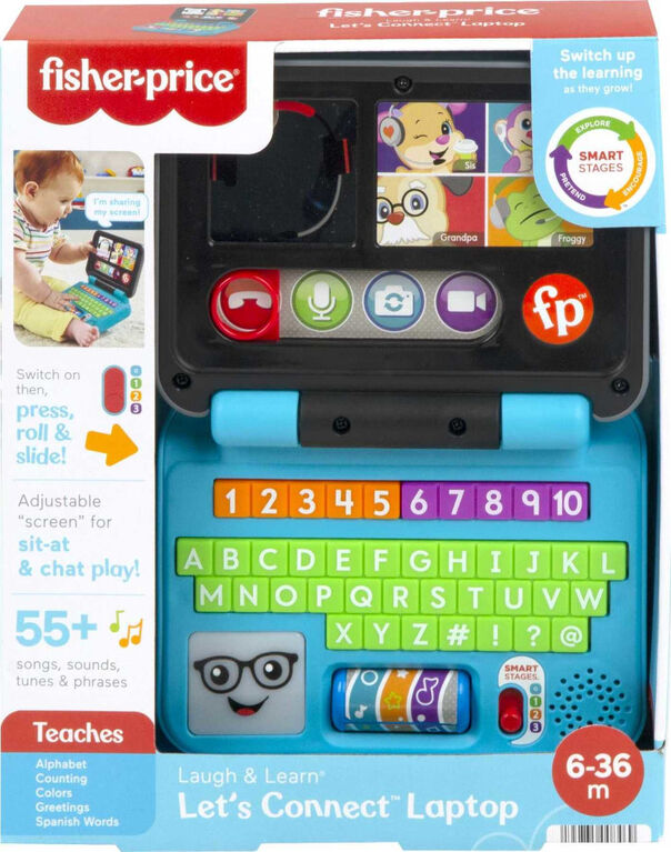 Fisher-Price - Rires et Éveil - Portable Connectons-nous - Version anglaise