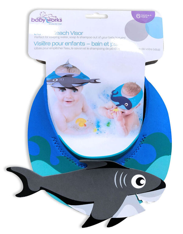 Baby Works Bath & Beach Visors - Shark