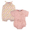 Gerber Childrenswear    Lot de 2 barboteuses  Fille  Fleurs Rétro 