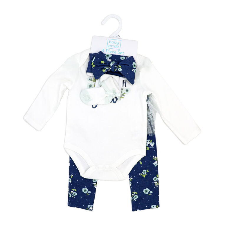 Baby Mode 4 Piece Tutu Legging Set : Watch Me Grow 24M