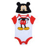 Disney Mickey Mouse Bodysuit with Hat - Red,  6 Months