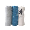 Red Rover - Cotton Muslin Swaddle 3 Pack - Sun Moon Stars - R Exclusive