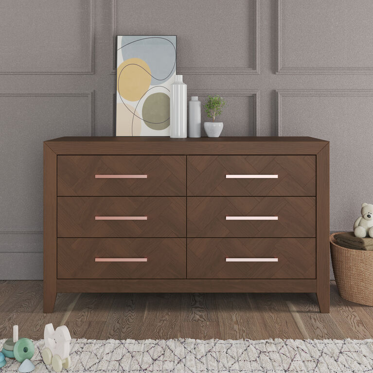 Child Craft Kieran Double Dresser, Toasted Chestnut