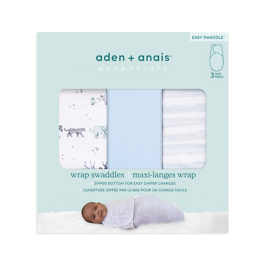 Aden Anais Essentials 3 Pack Easy Swaddle Wraps Rising Star 0 3M Babies R Us Canada
