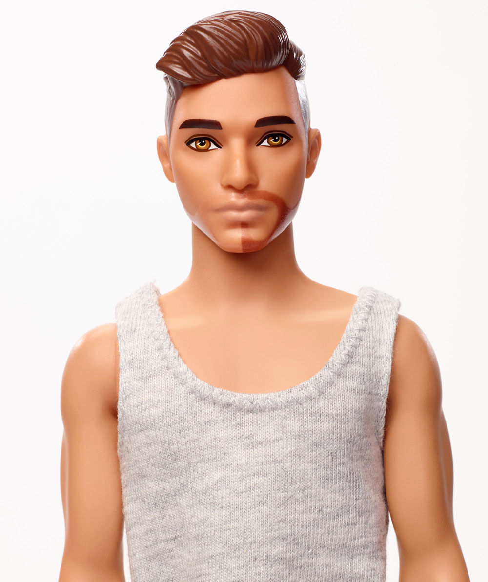 barbie in bathroom with ken