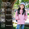 Kids Fleece Lined Rain Jackets | Yellow - 2T (2-3Y)