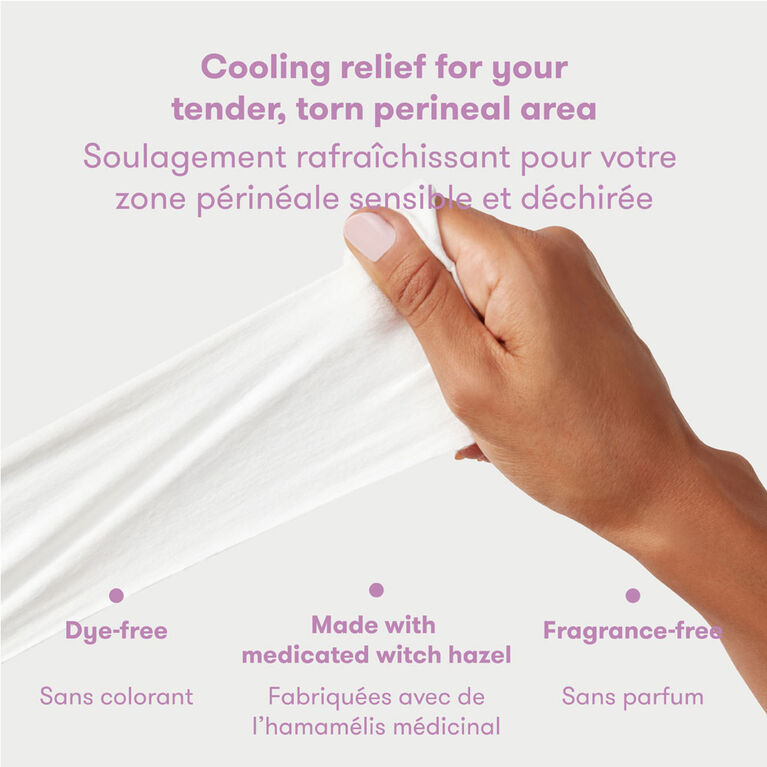 Frida Mom - Doublures de coussins rafraîchissants périnéaux Witch Hazel - paquet de 24