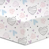 Koala Baby - Flannel 1 Pack Scattered Hearts Crib Sheet
