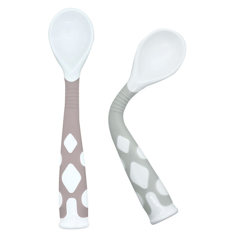 Silibend bendable spoons Rose/Day Dream Grey