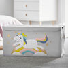 Potwells - Organisateur de coffre / coffre de rangement de jouets pour bébés et tout-petits - Licorne