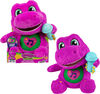 Fisher-Price Barney's World Sing Along Barney Plush, 10.5-inch Figure, Songs, Sounds & Soft Texture