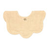 Baby Mode Signature 4 Piece Bib & Headbands: Tan Folliage
