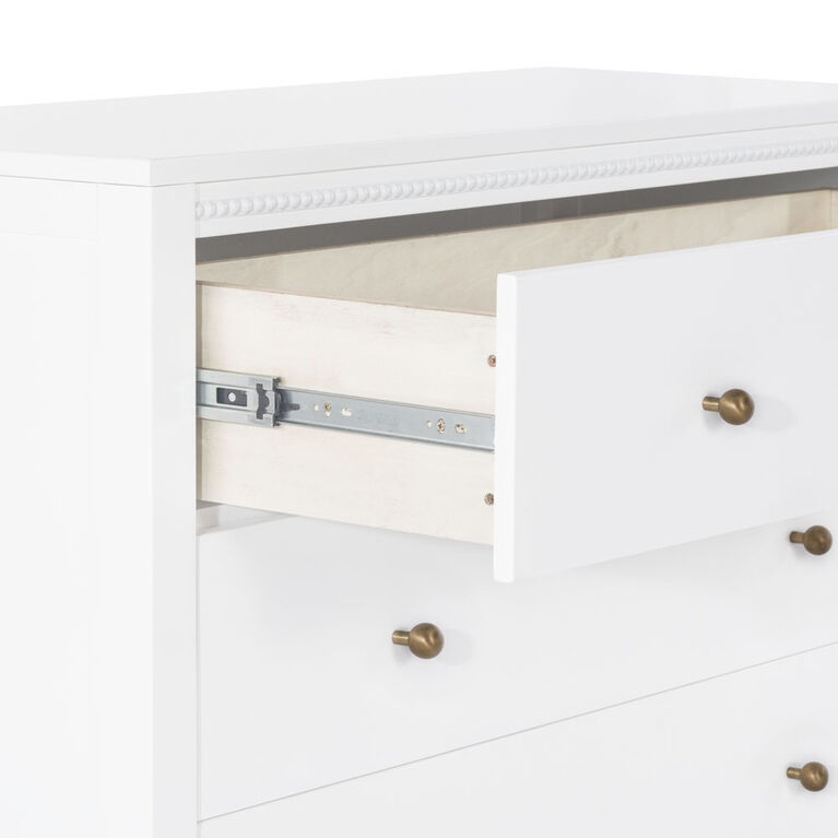 Child Craft Stella 3-Drawer Dresser, Matte White