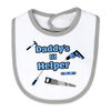 Baby Mode 5 Piece Bib and Sock set : Grey Daddy Helper