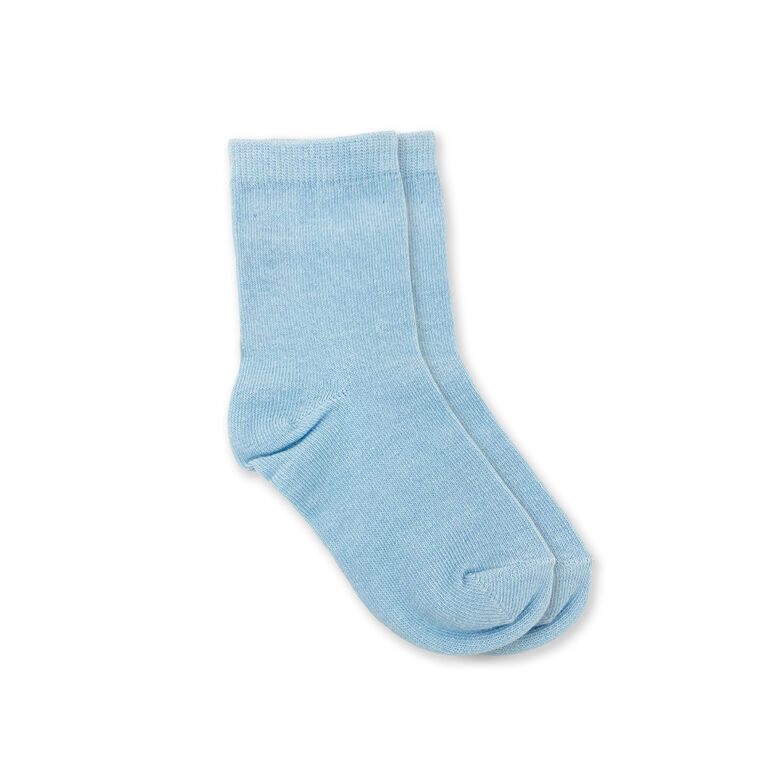 Chloe + Ethan - Toddler Socks, Blue, 2T-3T