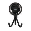 Ventilateur Portatif a pied flexible de Nuby - Noir
