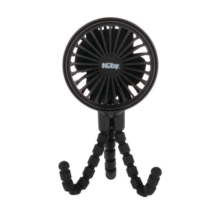 Ventilateur Portatif a pied flexible de Nuby - Noir