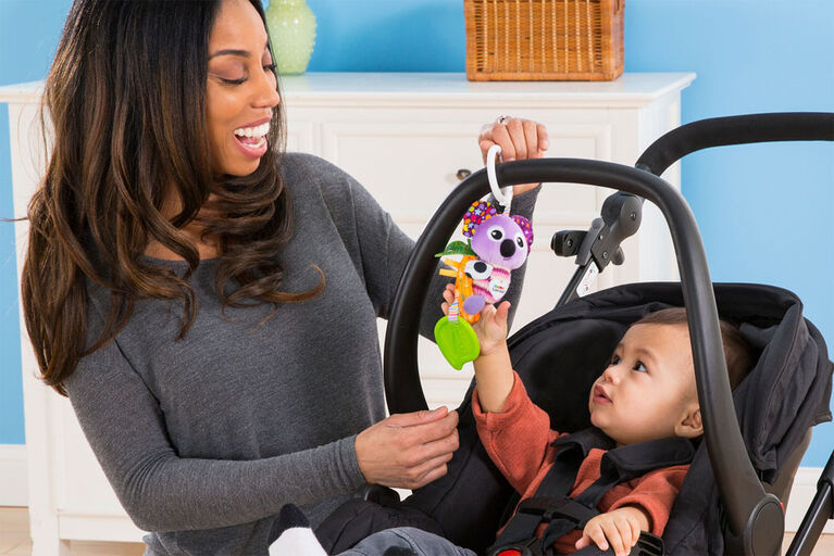 Lamaze Mini Clip And Go Koala Baby Toy, Clip On Baby Pram Toy And PUShchair Toy, Newborn Sensory Toy For Babies Boys And Girls From 0 To 6 Months