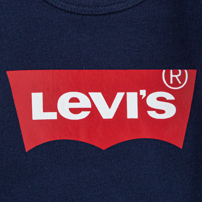 Levis Long Sleeve Batwing Bodysuit - Dress Blues - Size 12 Months ...