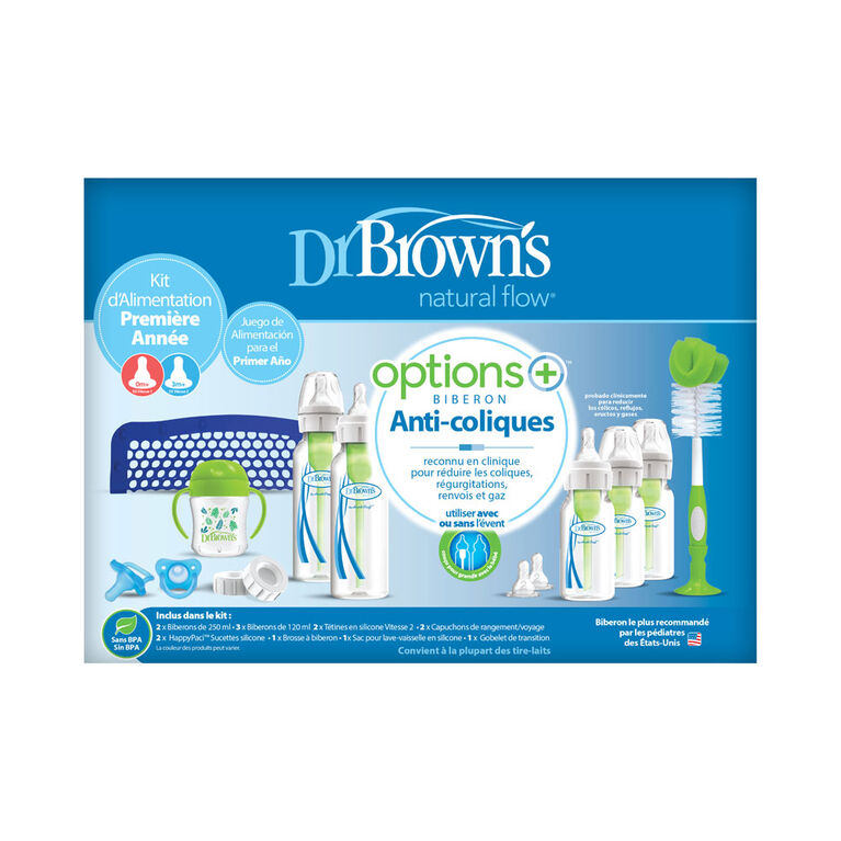 Dr. Brown's Options+ Narrow First Year Feeding Set