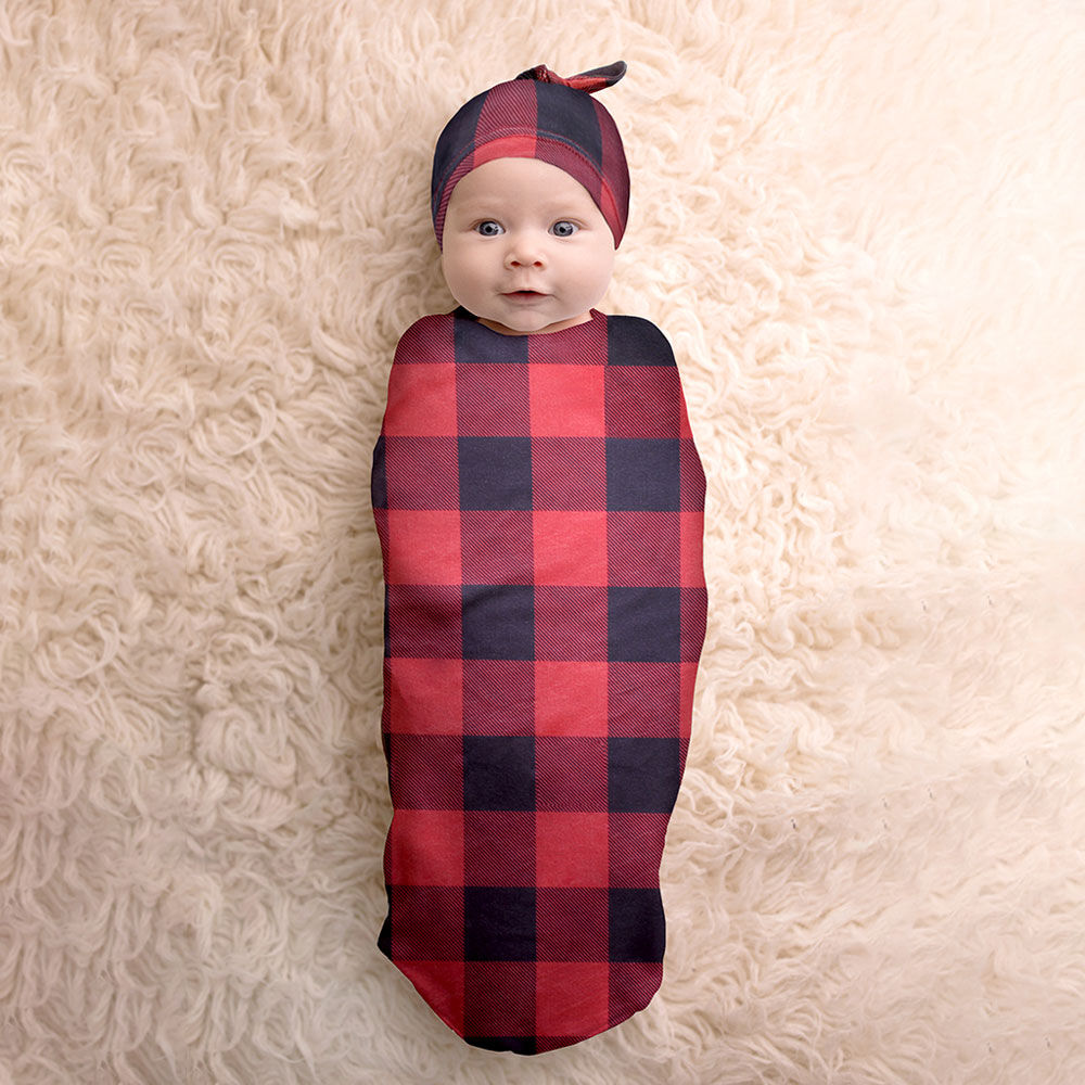 Itzy Ritzy Cutie Cocoon Buffalo Plaid Red One Size Babies R Us Canada