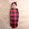 Itzy Ritzy - Cutie Cocoon/Buffalo Plaid/Red/ - One Size
